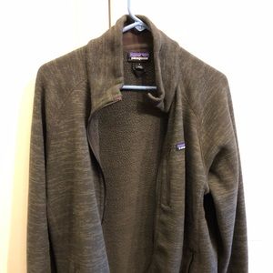 Men’s Patagonia better sweater zip up. Large.
